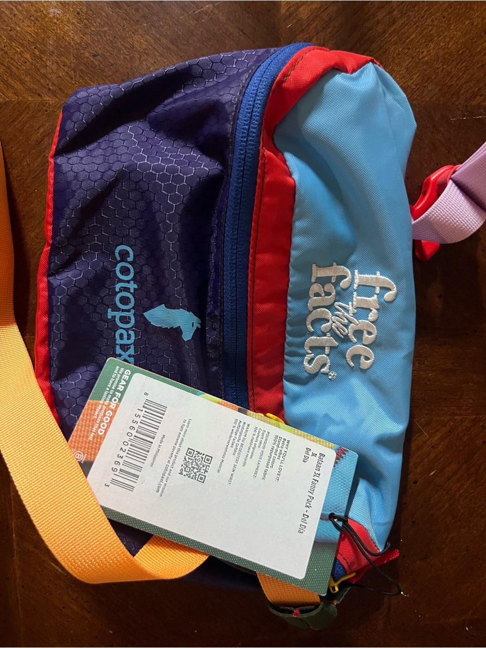 cotopaxi Kids' Blue, Purple & Red Free the Facts Sling Bag